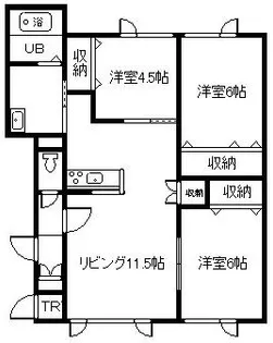 エリア86 B【1階】の間取り
