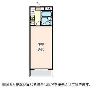 ラヴィエ新宿【3階】の間取り