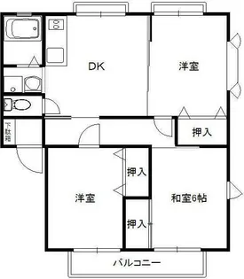 パナハイツアゼリア【1階】の間取り