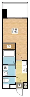 modern palazzo矢上viale【9階】の間取り