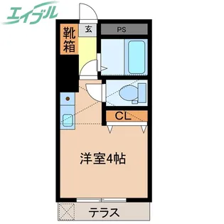 コリーヌ八幡【1階】の間取り