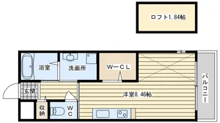 ラフィーネ【2階】の間取り