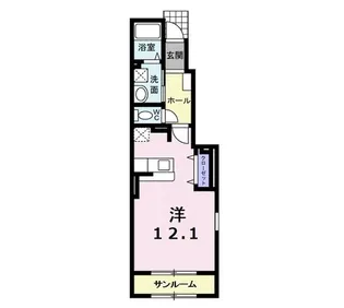 グランベル.ドゥ【1階】の間取り