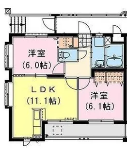 センチュリー中村【3階】の間取り