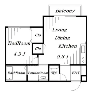 セブンスK【1階】の間取り