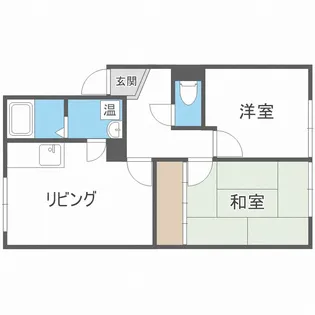 栄ヶ丘ハイツA【2階】の間取り