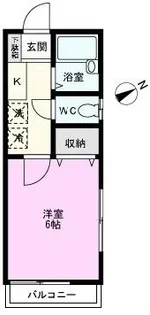 カリーノ・シャトー【2階】の間取り