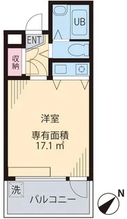 アティクス吉祥寺【2階】の間取り