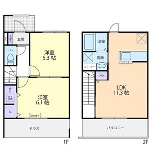 Sakura Palace(サクラパレス)Aの間取り
