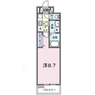 東山町アパート(028260201)【1階】の間取り