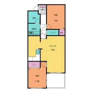 プラザMS【1階】の間取り