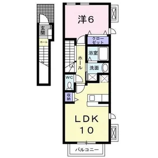 リバティ ブリーズ【2階】の間取り