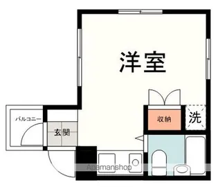 桜館6【3階】の間取り