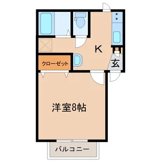 リヒトハイム富沢【1階】の間取り