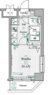 ガーラ・シティ東陽町【4階】の間取り