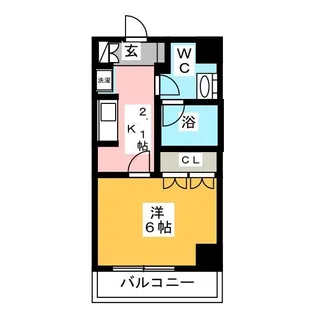 City Lux Tobe【2階】の間取り