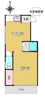 愛泉荘【1階】の間取り