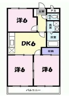 プリシェール藤原台【1階】の間取り