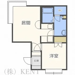 ラミアール八軒【2階】の間取り
