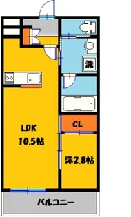 MIKASAレジデンス【2階】の間取り