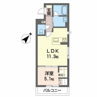 サンパレスI【3階】の間取り