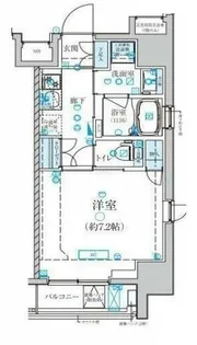 ベルシード門前仲町【7階】の間取り