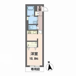 シャーメゾン北藤原【1階】の間取り