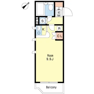 ローズガーデン38番館【1階】の間取り
