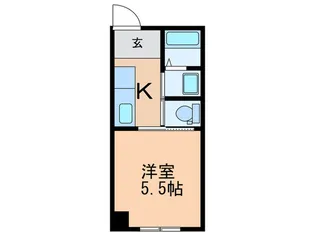 高良山ハイツ【3階】の間取り