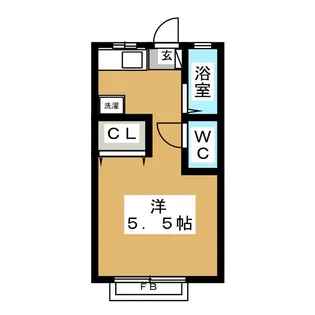 レスト佐武【3階】の間取り