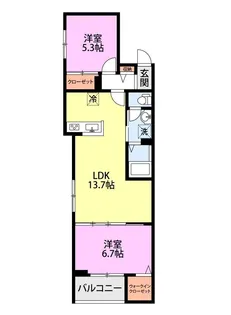 (仮称)日野市百草AP【3階】の間取り