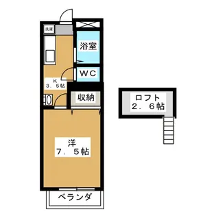 HIコーポ・5【2階】の間取り