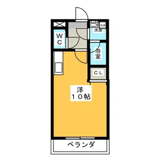 エクセル上八田II【3階】の間取り