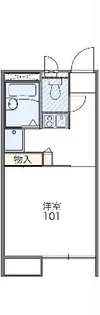 レオパレスWin【2階】の間取り