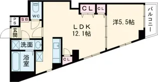 Brun Court Minamisenju【6階】の間取り