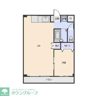 エディフィスI【1階】の間取り