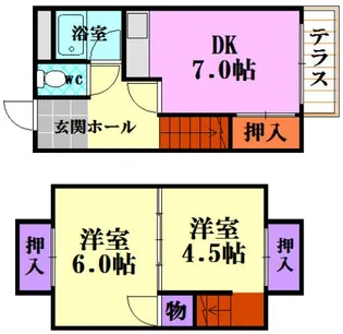 グリーンコートの間取り