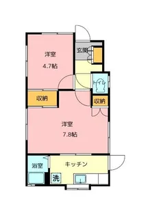 白井コーポ【1階】の間取り