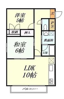 b’CASA越谷蒲生IIre-born【4階】の間取り