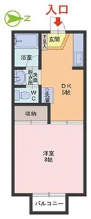 ヤシロプラザハイツ【2階】の間取り