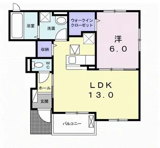 ブリアン ベーア【1階】の間取り