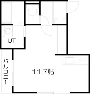 Libertia苗穂駅前【4階】の間取り