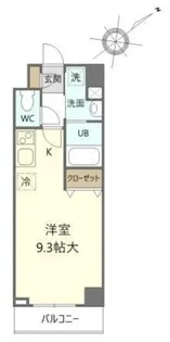 レスポワール佃【5階】の間取り