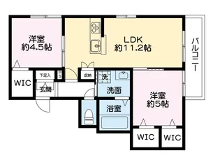 アルベール南浦和【2階】の間取り