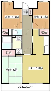 グランヒル【2階】の間取り