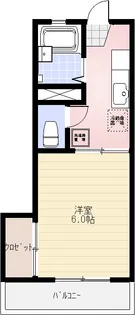 ミディハイツ【2階】の間取り
