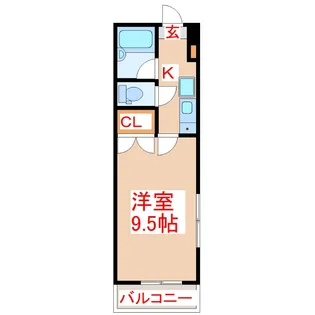 リバーサイドフェアリー【5階】の間取り