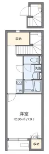 クレイノ八重【2階】の間取り