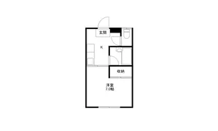 コーポ境田【2階】の間取り