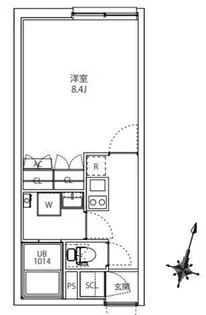 MAXIV CITY板橋区役所前【3階】の間取り
